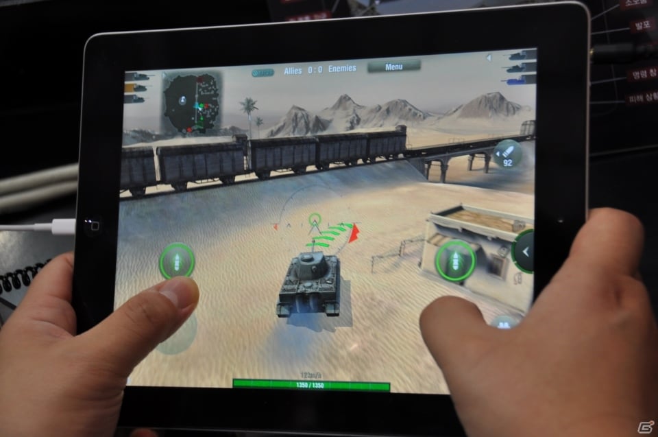 【G-STAR 2013】会場外にはリアルなジオラマでラジコン戦車が！？モバイルでも戦車道を極めろ！iOS/Android「World of Tanks Blitz」＆「World of Tanks Xbox 360 Edition」コーナーレポートの画像6
