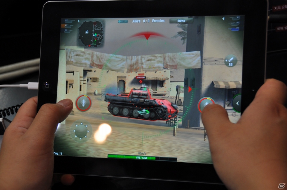 【G-STAR 2013】会場外にはリアルなジオラマでラジコン戦車が！？モバイルでも戦車道を極めろ！iOS/Android「World of Tanks Blitz」＆「World of Tanks Xbox 360 Edition」コーナーレポートの画像8