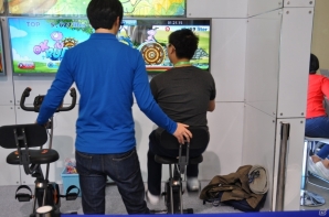【G-STAR 2013】パンチングマシンやヤバイほど回転する体感マシン、運動しながらゲームができるエクササイズ系の連動デバイスも出展の画像7