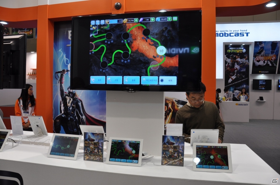 【G-STAR 2013】日本で配信中の「ブレイブ フロンティア」韓国版や「NBA2K モバスケ」「Asphalt8：Airborne」など新作タイトルも出展！Hungry Appブースレポの画像2