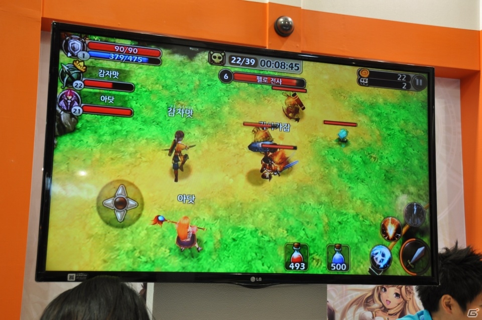 【G-STAR 2013】日本で配信中の「ブレイブ フロンティア」韓国版や「NBA2K モバスケ」「Asphalt8：Airborne」など新作タイトルも出展！Hungry Appブースレポの画像38