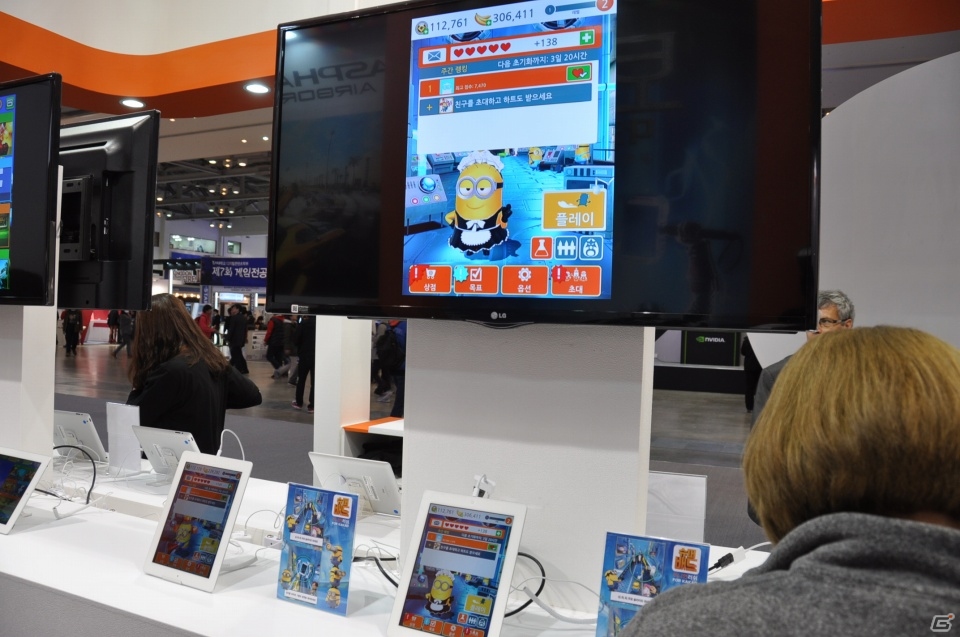 【G-STAR 2013】日本で配信中の「ブレイブ フロンティア」韓国版や「NBA2K モバスケ」「Asphalt8：Airborne」など新作タイトルも出展！Hungry Appブースレポの画像4