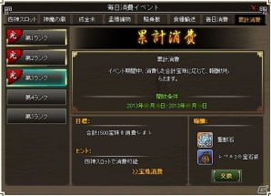 PC「四神演武 Regulus」6つのコンテンツをプレイすると報酬が手に入る「毎日消費イベント」がスタートの画像1