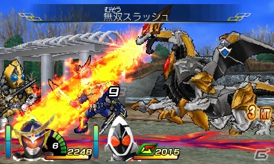 3DS「仮面ライダー トラベラーズ戦記」鎧武の特別フォーム「ウィザードアームズ」がゲーム内に登場決定！本編以外にも楽しめるミッションの数々を紹介の画像11