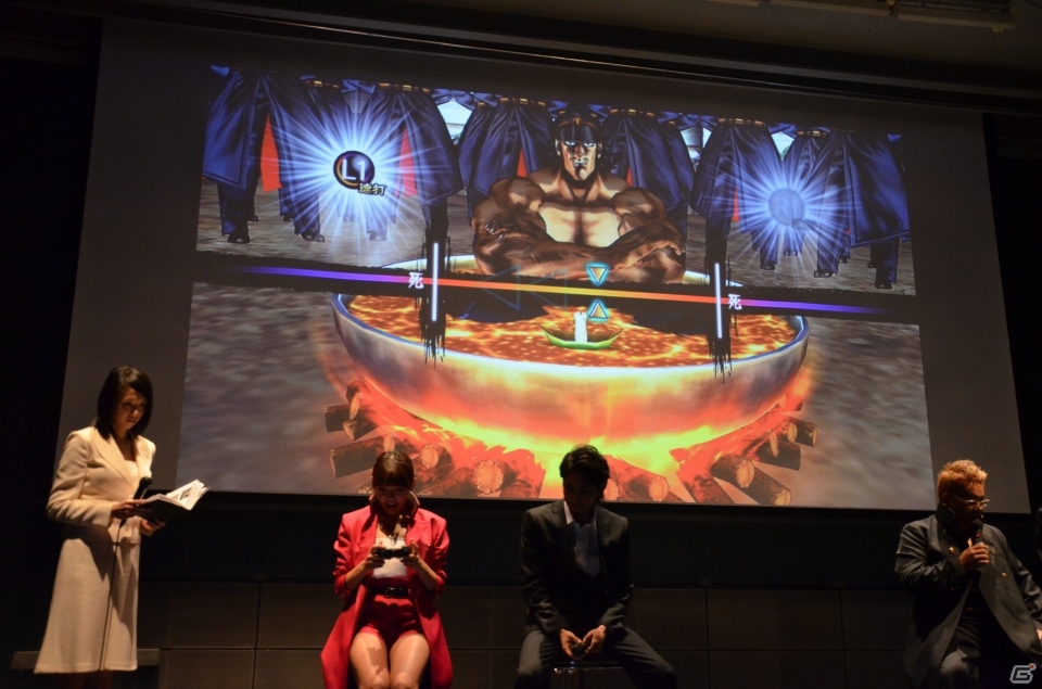 篠崎愛さんがサンドウィッチマンに挑戦！？PS3「魁!!男塾 ～日本よ、これが男である！～」入塾式をレポートの画像20