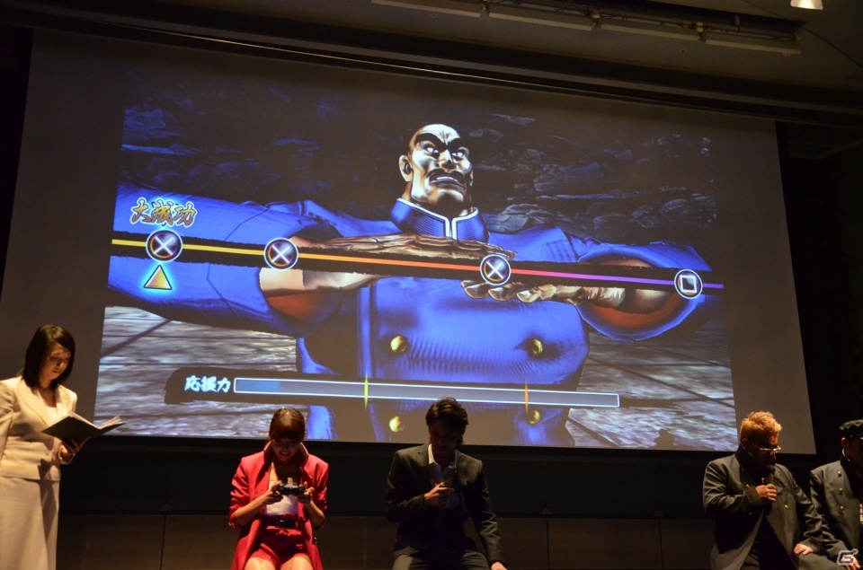 篠崎愛さんがサンドウィッチマンに挑戦！？PS3「魁!!男塾 ～日本よ、これが男である！～」入塾式をレポートの画像22
