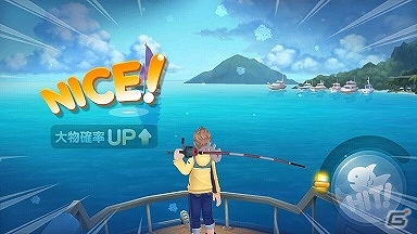 カジュアル釣りアクションゲーム「LINE フィッシュアイランド」がLINE GAMEにて公開―画面をタイミングよくタップするだけで手軽に釣り体験！の画像2