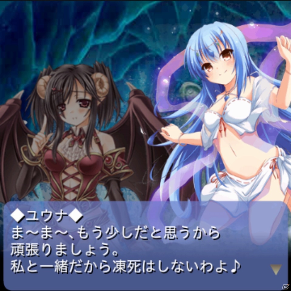 GREE「姫奪!!デモンズサーガ」斎藤千和さん演じる新キャラクターカード「ベリアル」が登場！イベント「氷河の迷宮」も開催中の画像1