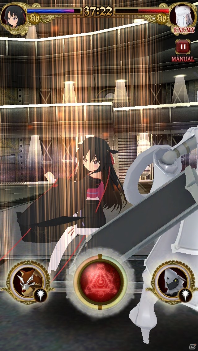 iOS/Android「機巧少女は傷つかない Facing “Burnt Red”」好きなキャラクターでユニットを組むバトルシステムを紹介の画像8