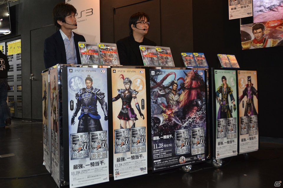 新武将・于禁の武器系統「三尖刀」のデモンストレーションも行われた「真・三國無双7 猛将伝」開発者トークショーをレポートの画像6
