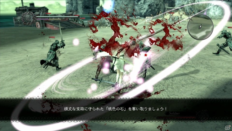 PS3「ドラッグ オン ドラグーン3」素材やお金稼ぎに便利なサイドクエストを紹介―条件付きの中で迫り来る敵をなぎ倒そうの画像11