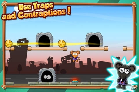 チーズでおびきよせてねずみを退治しよう！iOS「Rat Fishing Blitz」が配信開始の画像6
