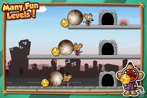 チーズでおびきよせてねずみを退治しよう！iOS「Rat Fishing Blitz」が配信開始の画像7