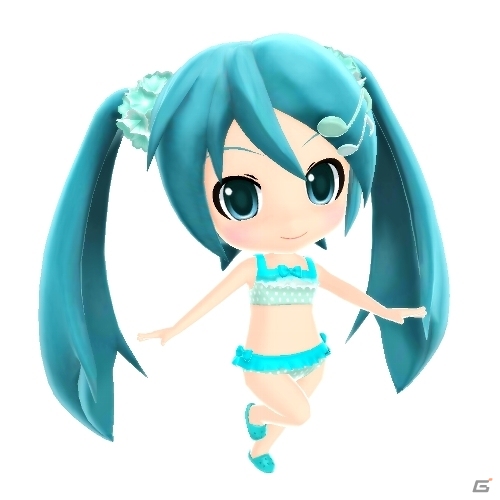 3DS「初音ミク Project mirai 2」パートナーとのおでかけ要素や楽曲情報を公開―リゾート専用コスチューム・水着の存在も明らかにの画像36