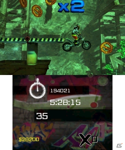 バイクを操作し、さまざまな地形を乗り越えよう！3DS「アーバントライアル：フリースタイル」がニンテンドーeショップにて配信開始の画像5