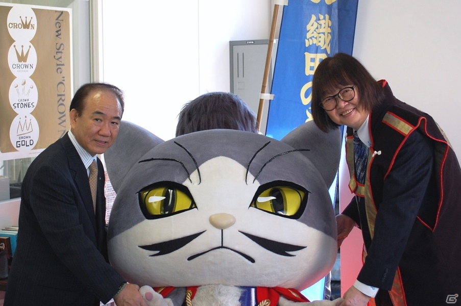 CD「のぶニャがの野望 天下布猫」が発売！のぶニャが様がクラウンレコードの一日社長に就任の画像3
