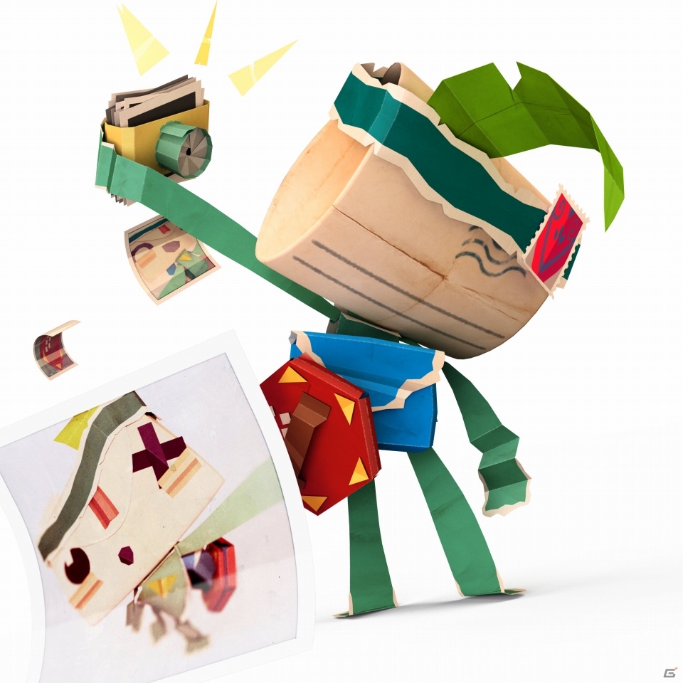 PS Vita「Tearaway ～はがれた世界の大冒険～」新たなステージ「びりびり峡谷」やプレイ状況のシェア機能を紹介の画像22