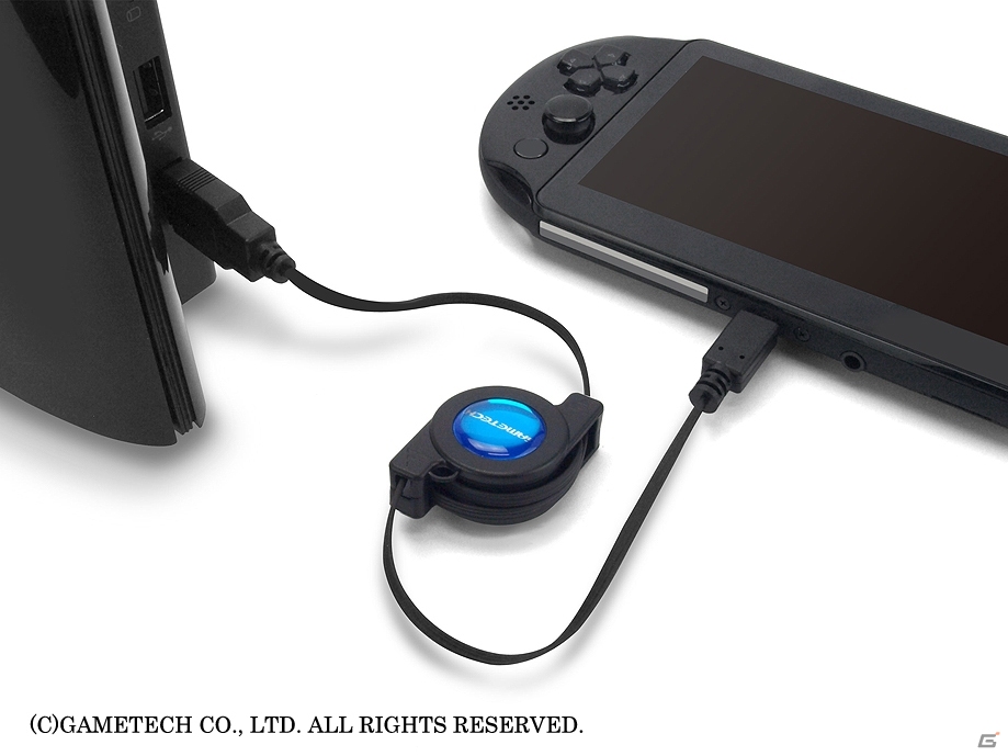 新型PS Vita用巻き取り式USBケーブル「くるくるUSBケーブルV2」＆収納ポーチ「ソフトポーチV2」が発売の画像4