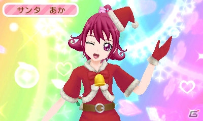 3DS「ドキドキ！プリキュア なりきりライフ！」公式サイトでクリスマスにぴったりの洋服が手に入るパスワードが公開の画像1