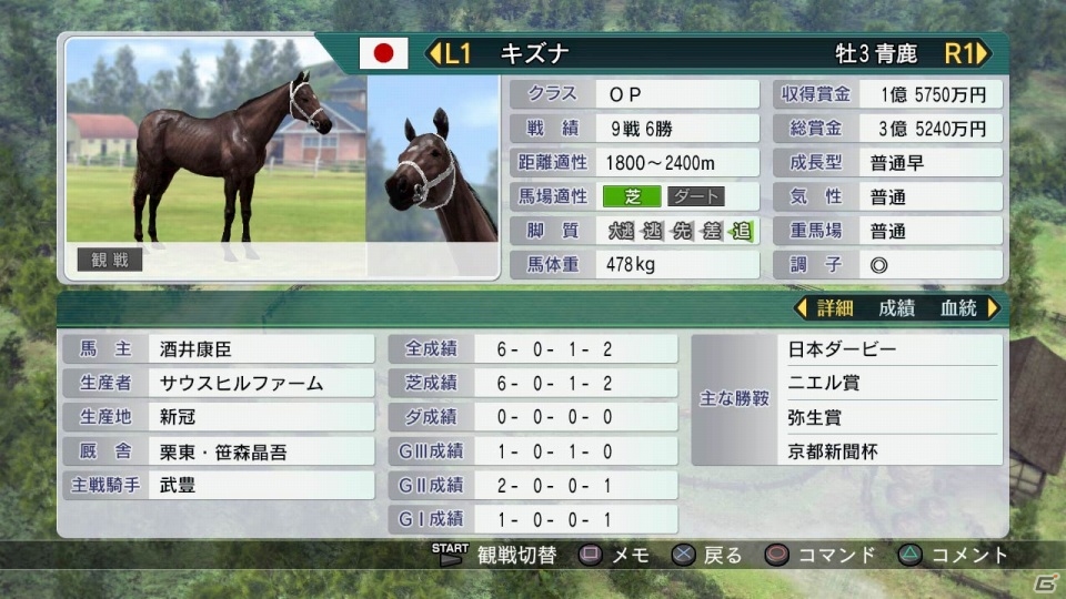 「人馬の絆」を描いた競馬シミュレーション「Winning Post 8」がPS3/PS Vita/PCで発売決定！3Dで表現された牧場などの新要素を紹介の画像20