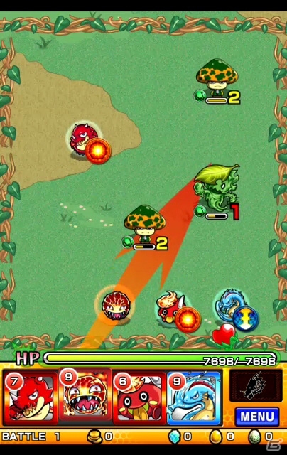 モンスターを引っ張ってぶつける新感覚ハンティングゲーム！アクションRPG「モンスターストライク」プレイインプレッションの画像1