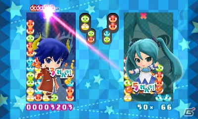3DS「初音ミク Project mirai 2」にミニゲームとして収録された「ぷよぷよ！39」を紹介！衝撃（？）の特殊フェイスパーツも登場の画像7