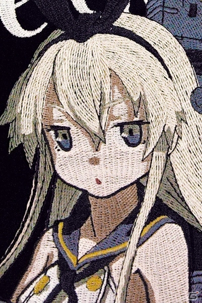 「艦隊これくしょん -艦これ-」島風、長門を精密に表現した刺繍パーカーが登場！コミックマーケット85での先行販売も決定の画像3