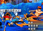 3DS「ワンピース アンリミテッドワールドR」海軍本部最高戦力「赤犬」「青雉」「黄猿」と麦わらの一味の直接対決がチェックできるボスバトル動画が公開