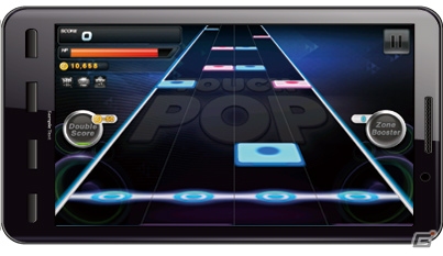 端末内の楽曲で遊ぶことのできる音楽ゲームアプリ「タッチポップ」がAndroid向けに配信開始の画像2