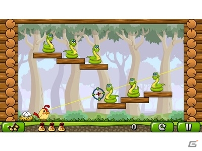 パズル×鳥アクションゲーム「突撃！マイティバード」がiOS/Android向けに配信―タマゴをねらうワルい動物たちに突撃だの画像2