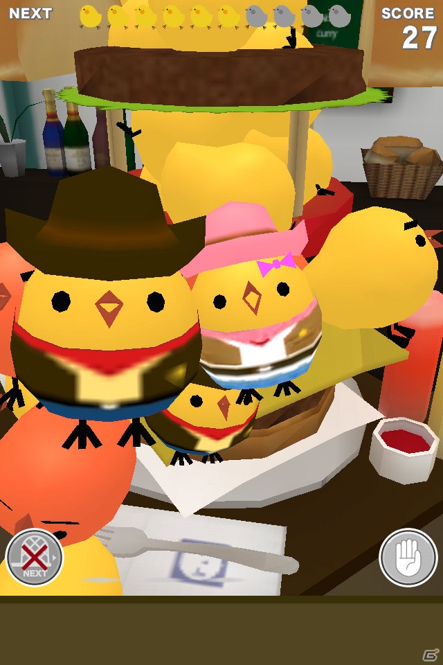 iOS/Android「もっと！ぴよ盛り」アメリカンな新ステージ「バーガー編」が登場！「たのしい幼稚園」での連載も開始の画像6