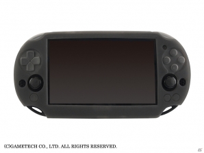 柔らかなシリコン素材がボタン部分まで優しく守る新型PS Vita本体(PCH-2000)用「シリコンプロテクタV」ピンク/ブルーの2色が発売の画像1