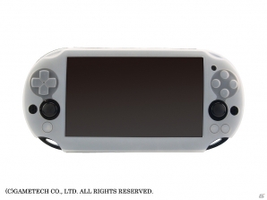 柔らかなシリコン素材がボタン部分まで優しく守る新型PS Vita本体(PCH-2000)用「シリコンプロテクタV」ピンク/ブルーの2色が発売の画像2