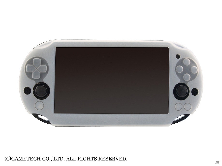 柔らかなシリコン素材がボタン部分まで優しく守る新型PS Vita本体(PCH-2000)用「シリコンプロテクタV」ピンク/ブルーの2色が発売の画像2