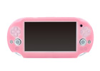 柔らかなシリコン素材がボタン部分まで優しく守る新型PS Vita本体(PCH-2000)用「シリコンプロテクタV」ピンク/ブルーの2色が発売