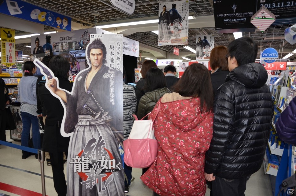 ついにスタートした「龍が如く 維新！」全国店頭体験会―東京会場の模様＆名越氏、横山氏のコメントを紹介の画像1