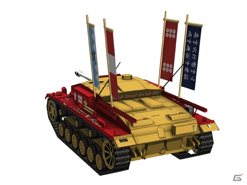 PS Vita「ガールズ＆パンツァー 戦車道、極めます！」3Dで表現された大洗町などのマップや操作戦車のモデルを紹介！の画像20