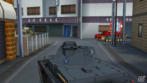 PS Vita「ガールズ＆パンツァー 戦車道、極めます！」3Dで表現された大洗町などのマップや操作戦車のモデルを紹介！の画像3