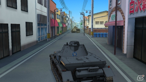 PS Vita「ガールズ＆パンツァー 戦車道、極めます！」3Dで表現された大洗町などのマップや操作戦車のモデルを紹介！の画像5