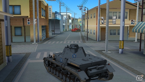 PS Vita「ガールズ＆パンツァー 戦車道、極めます！」3Dで表現された大洗町などのマップや操作戦車のモデルを紹介！の画像6