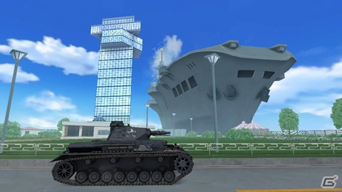 PS Vita「ガールズ＆パンツァー 戦車道、極めます！」3Dで表現された大洗町などのマップや操作戦車のモデルを紹介！の画像7