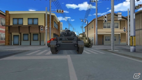 PS Vita「ガールズ＆パンツァー 戦車道、極めます！」3Dで表現された大洗町などのマップや操作戦車のモデルを紹介！の画像8