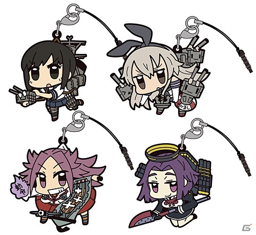 「艦隊これくしょん -艦これ-」ステッカー付きつままれストラップセットが数量限定で発売―コミックマーケット85でも販売決定！の画像1