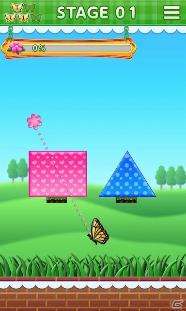 蝶々の魔法でブロックをカットしていく物理計算が特徴！iOS/Android「Pop’n Slice!」配信スタートの画像4