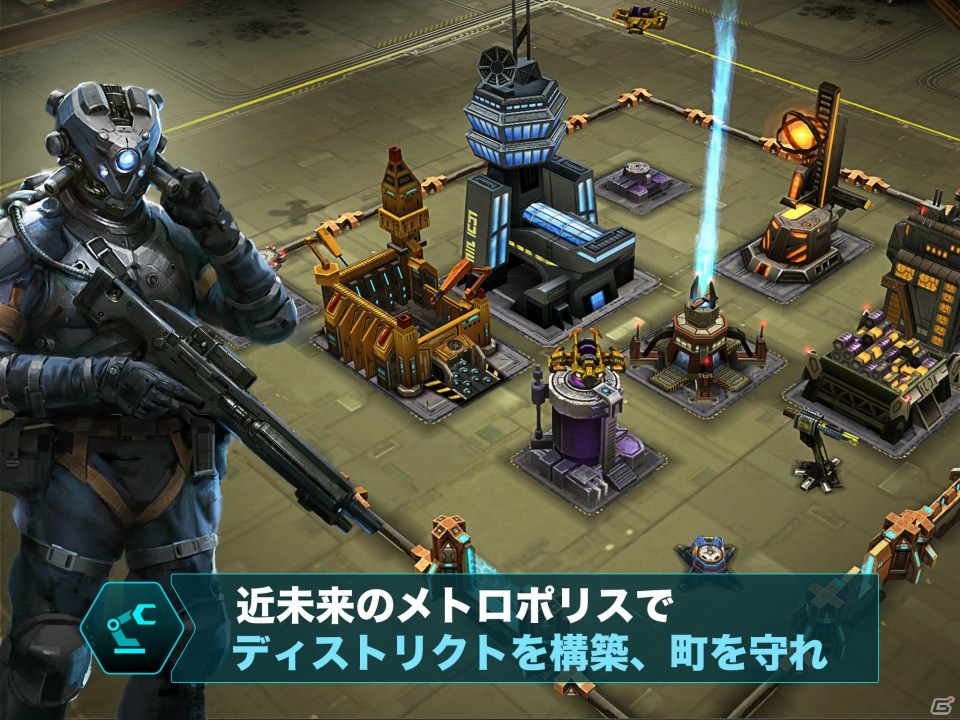 3D世界で戦闘メカを思いのままに操れ！iOS「ダーク・ディストリクト」配信開始の画像3