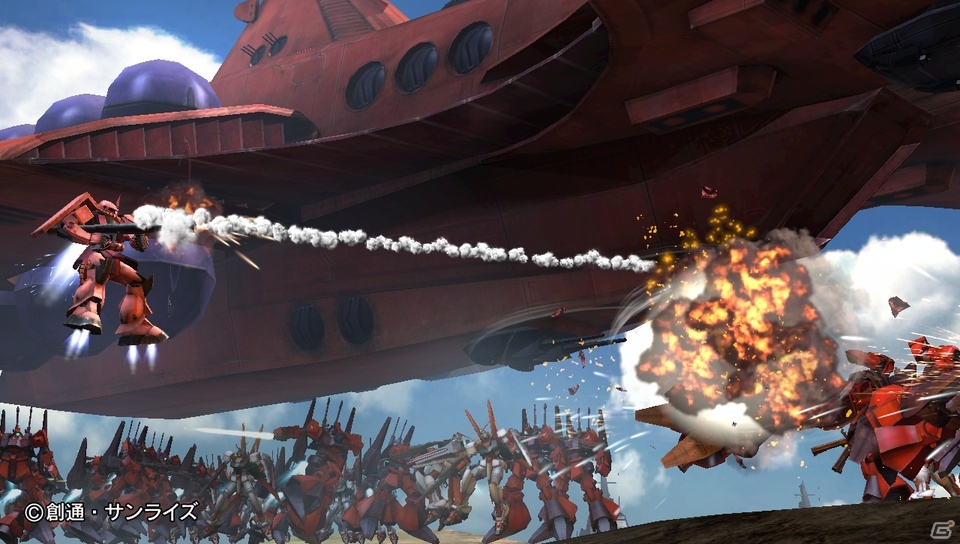 PS3/PS Vita「真・ガンダム無双」追加シナリオ「最強の赤は誰だ！？」が初回特典として封入の画像2