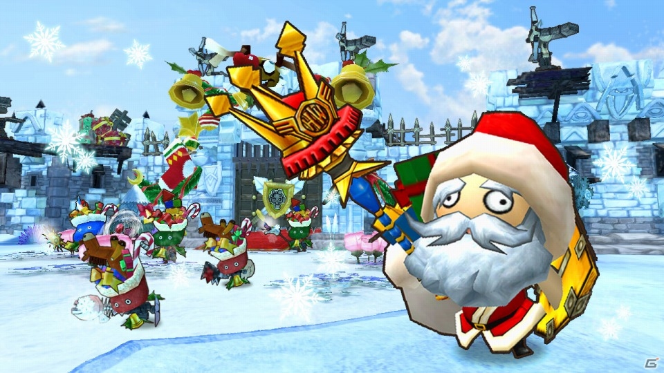Xbox 360「Happy Wars」ハッピーチケット80枚が全員にプレゼント！クリスマスにあわせた「Save the SANTA」も開催の画像2