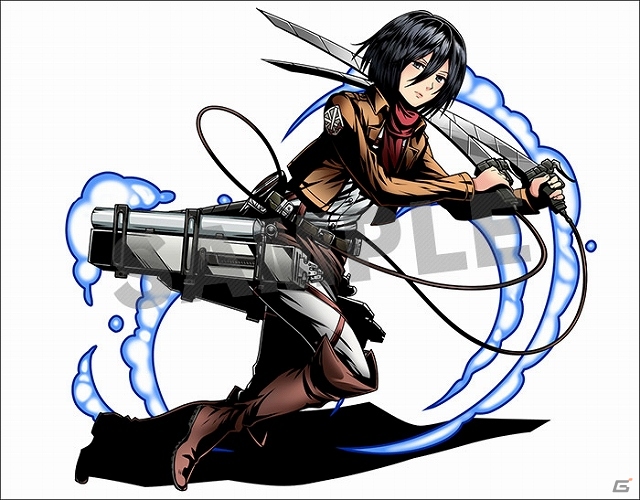 iOS/Android「ディバインゲート」×「進撃の巨人」コラボが12月20日より実施決定―エレン、リヴァイ、ミカサに加え「超大型巨人」も出現！の画像2