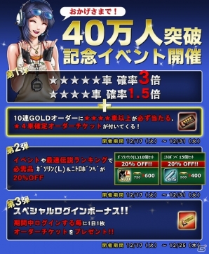 iOS「ドリフトスピリッツ」40万ダウンロードを突破！年末年始にかけて大型キャンペーン＆イベントが順次開催の画像1