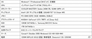 フェイス、NVIDIAのロゴが光る「特製」SLIブリッジを搭載したゲーマーのためのゲーミングパソコン「BATTLEBOX」6モデルが発売の画像7